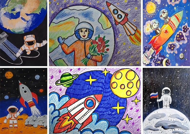 Друзья! Объявляется районный онлайн-конкурс рисунков «Космос глазами детей», посвященный дню космонавтики, который мы будем отмечать 12 апреля.